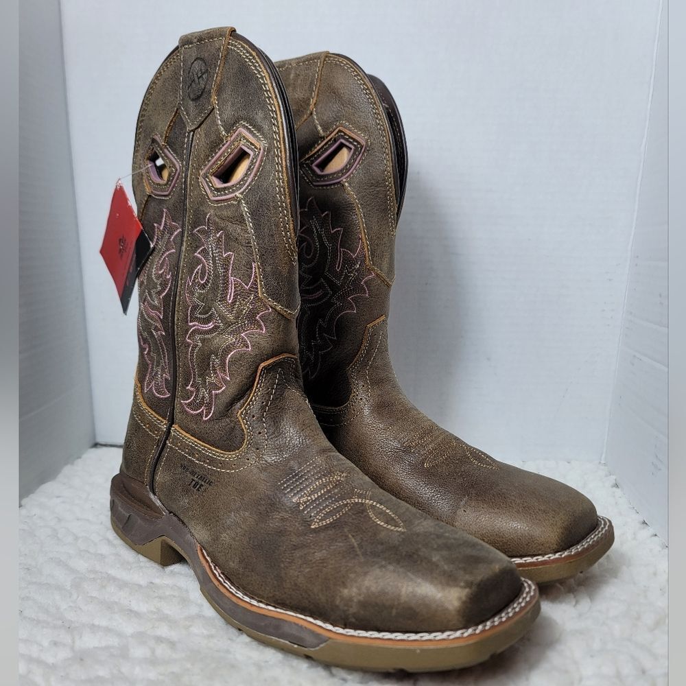 Double-H Phantom Rider DH5374 Work Western Boots 10M Non Metallic Toe NWT